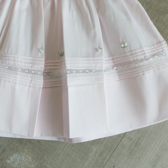 Pink Floral Bullion Dress Feltman Brothers Embroidery Lace New With Tag - Picture 5 of 8